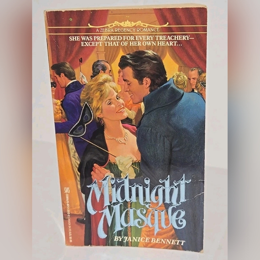 Midnight Masque Paperback Book By Janice Bennett Vintage Romance Novel